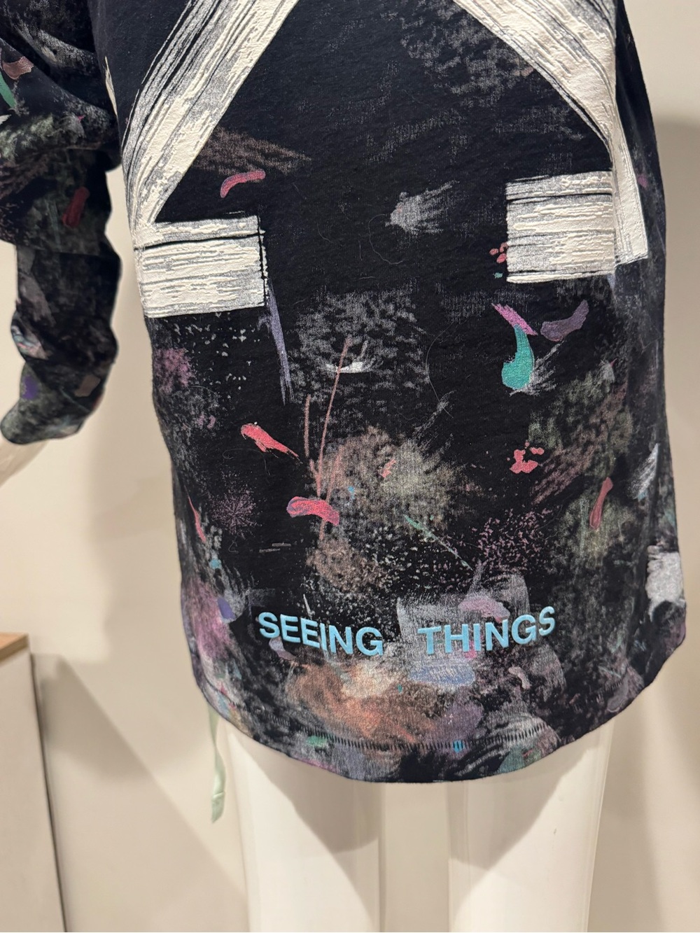 Off-White Galaxy Brushed Arrows Long Sleeve Tee FW17 Virgil Abloh S - Picture 10 of 14